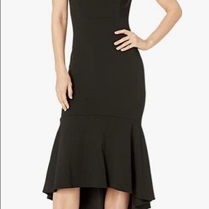 Calvin Klein Olive  Ruffle hem MIDI Dress